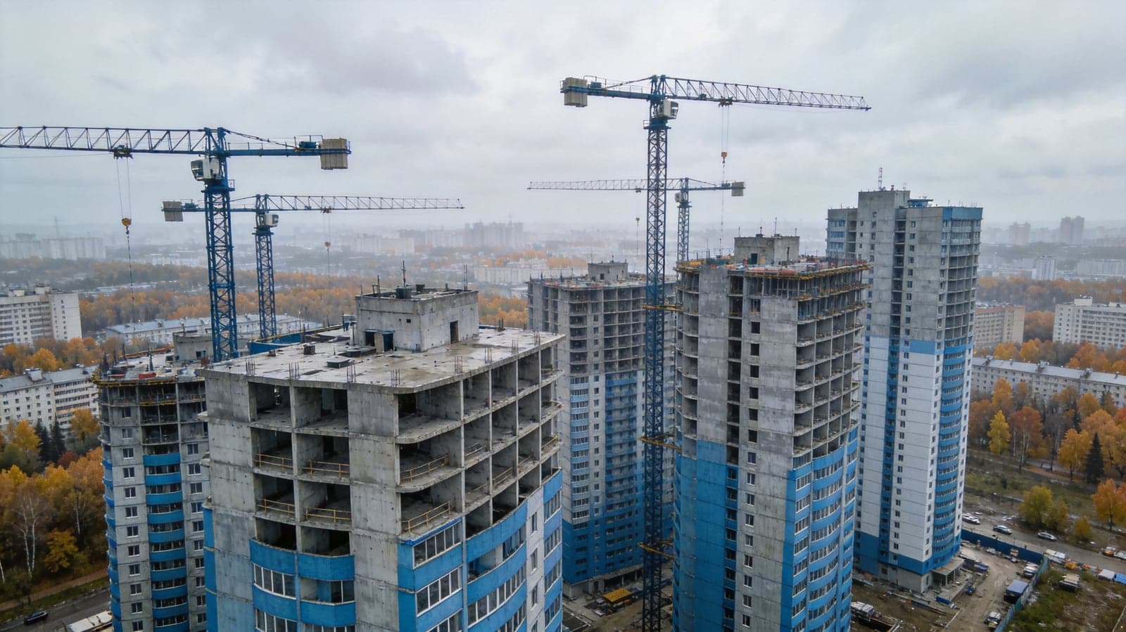 Столичный рынок новостроек просел на треть за девять месяцев